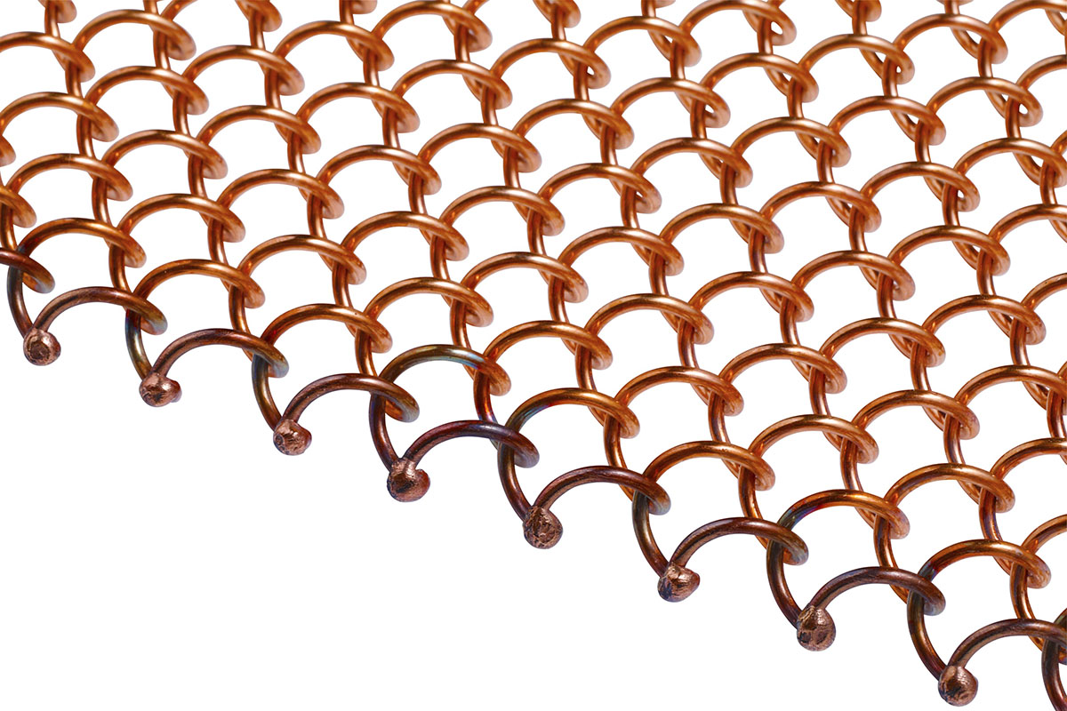 Copper Window Screen with Utility & Elegant Appearance